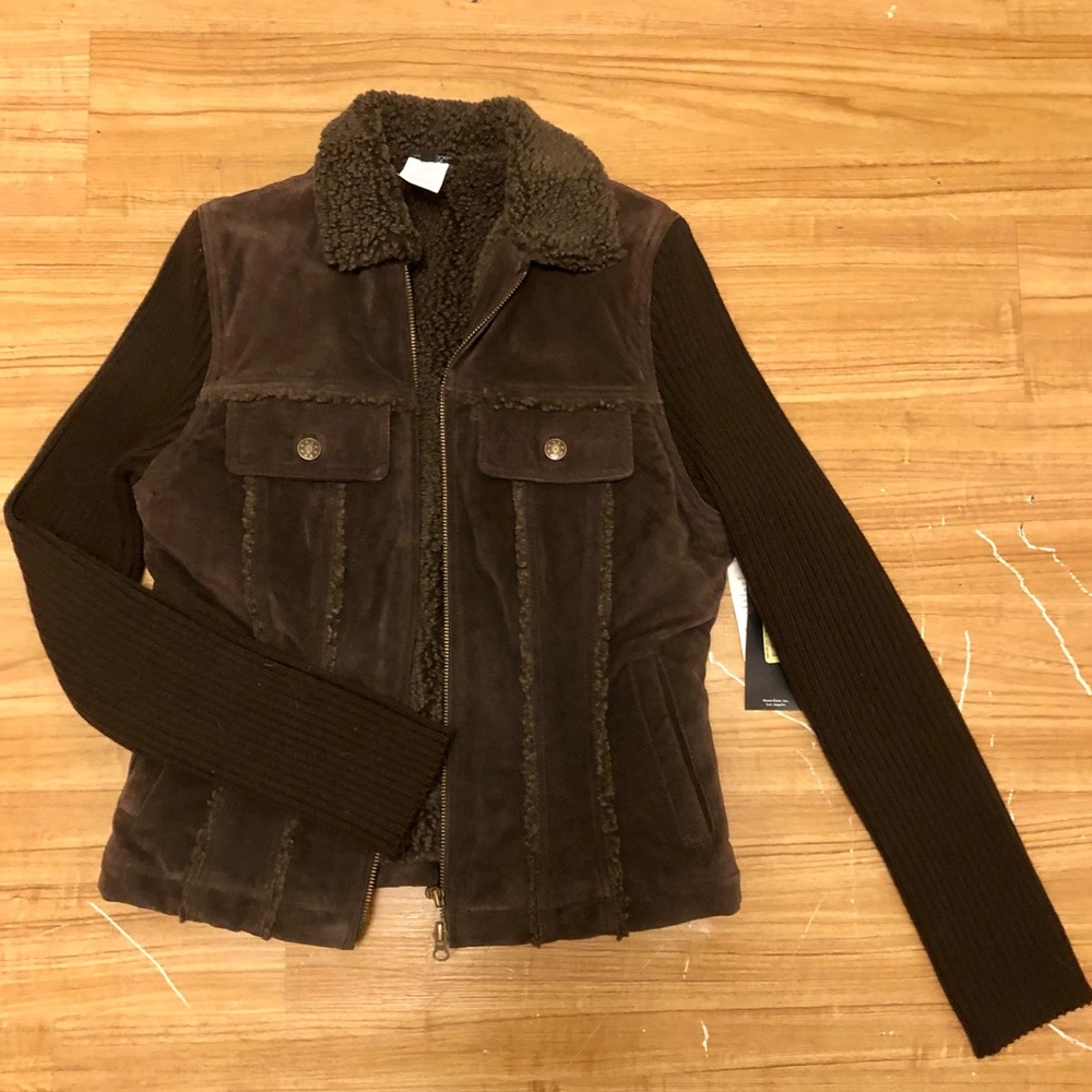 Karen Kane lifestyle Misty suede jacket